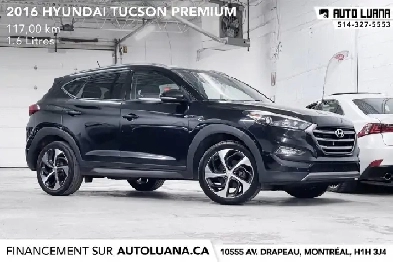 2016 HYUNDAI Tucson Premium AWD/ANGLE MORT/CUIR/CAMERA/117,000km