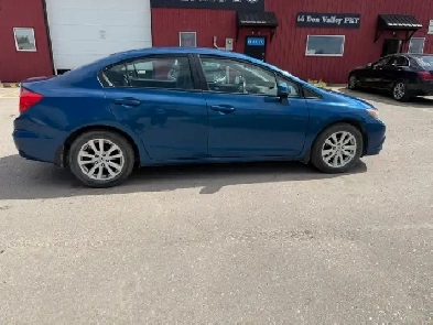 2012 Honda Civic Sdn EX Brand New Safety Remote Start 163km