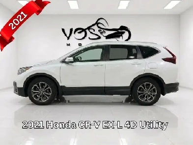 2021 Honda CR-V EX-L 4D Utility 4WD - V7256 - No Payments for 6