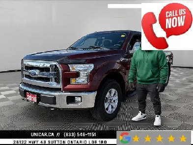 2016 Ford F-150 XLT / 3.5L V6 / 4WD / Crew Cab / 6.5’ Box No Acc
