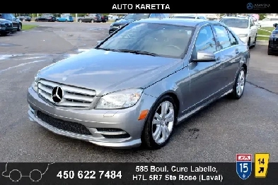 2011 Mercedes-Benz Classe-C C 300 4Matic toit ouvrant bluetooth