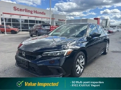 2022 Honda Civic Sedan LX | Low Km's | 1 Owner | No Accidents