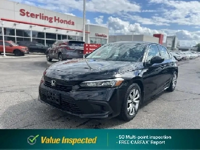 2023 Honda Civic Sedan LX | Clean CarFax | Apple CarPlay