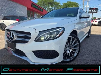 2015 Mercedes-Benz C-Class 4Matic Nav / Sunroof / Leather / Rea