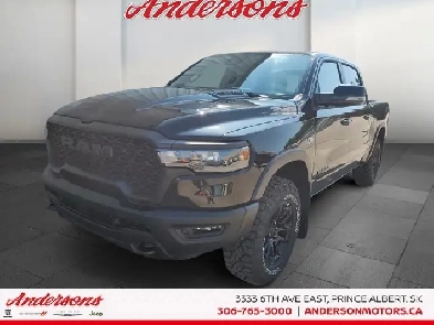 2026 Ram 1500 REBEL 5.7L Hemi / Crew Cab / Alpine Audio / Bilste