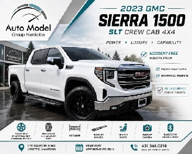 2023 GMC Sierra 1500 SLT 4X4 5.3L /ACCIDENT FREE/FULLY EQUIPPED/