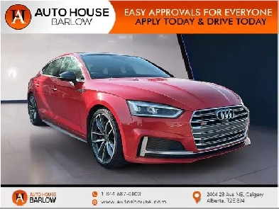 2018 Audi S5 Sportback Technik 3.0 LEATHER SEATS SUNROOF PUSH BU