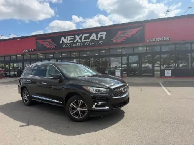 2017 Infiniti QX60 AWD 7 PASS LEATHER P/SUNROOF NAVI B/SPOT CAME