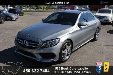 2015 Mercedes C300 4matic Amg Sport pack Mags 18'' Clean carfax