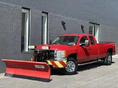 2012 Chevrolet Silverado 3500HD 4X4 WESTERN SNOW PLOW-ONLY 45,