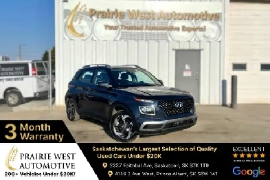 2021 Hyundai Venue Ultimate | Command Start | Low KM