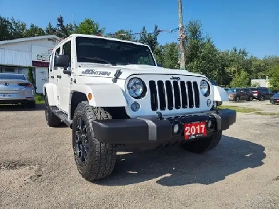 2017 JEEP WRANGLER UNLIMITED SAHARA SMOKY MOUNTAIN LTD