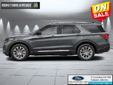 2025 Ford Explorer Platinum HEATED/COOLED LEATHER SEATS - SUNROO
