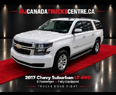 2017 Chevrolet Suburban LT 4WD 8 Passemger Preal White - More Tr