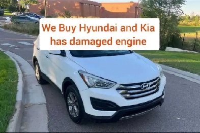 Buying $ Hyundai and Kia / damaged or running