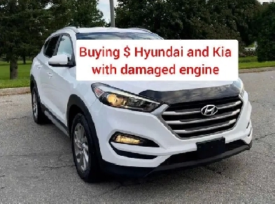 Buying $ Hyundai and Kia / has damaged engine