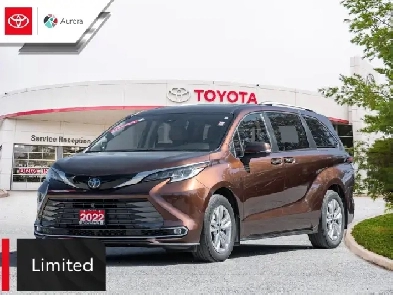 2022 Toyota Sienna Limited 7-Passenger 2.5L Hybrid AWD 6.7 L/...