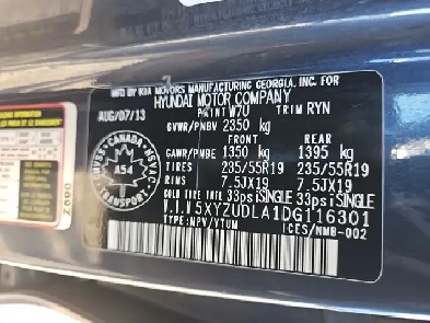 2013 Hyundai Santa Fe Sport