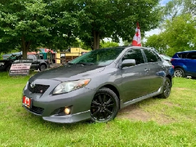2010 COROLLA 163KM 5 SPEED SUNROOF W SAFETY INC