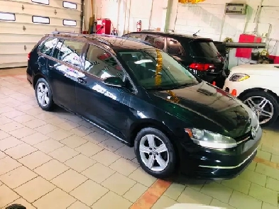 GARANTIE 1 AN/ 2018 VW GOLF SPORTWAGON AWD/ BAS KM’S/ JAMAIS