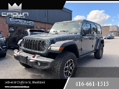 2024 Jeep Wrangler Rubicon 4 Door 4x4