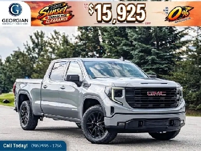 2026 GMC Sierra 1500 Elevation- X31 Offroad Pkg - Bose Speakers