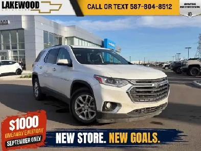 2018 Chevrolet Traverse LT AWD 3.6L | 7 Passenger