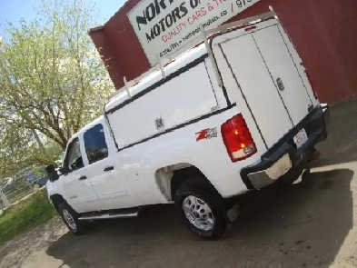 2012 GMC Sierra 2500HD 4X4 CREW CAB SHORT BOX SLIDE IN WORK CANO