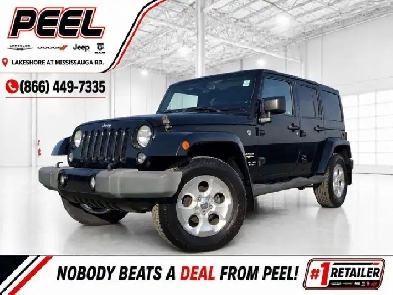 2014 Jeep Wrangler Sahara | Heated Leather | Dual Top | AS IS |