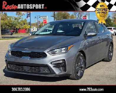 CERTIFIED 2021 KIA FORTE EX PREMIUM ONLY 72K -REM START -YORKTON