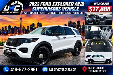 2022 Ford Explorer HYBRID-AWD-BACKUP CAMERA-POLICE PKG-4 IN STOC