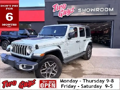 2024 Jeep Wrangler Sahara | 2.0L 4WD Auto | Leather | Tech   Saf