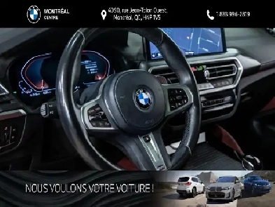 2024 BMW X4 xDrive30i | Premium | M Sport | Freins M Sport
