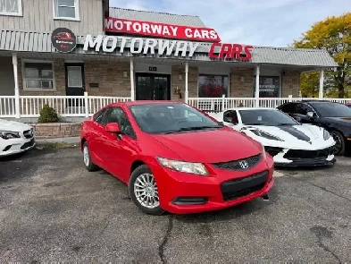 2013 Honda Civic 2dr Auto LX | NO ACCIDENT | ONE OWNER |