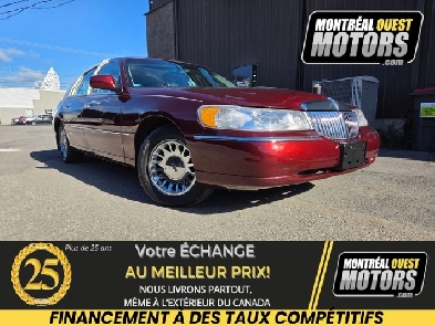2000 Lincoln Town Car Cartier Edition / ONLY 88 000KM / TOP TIER