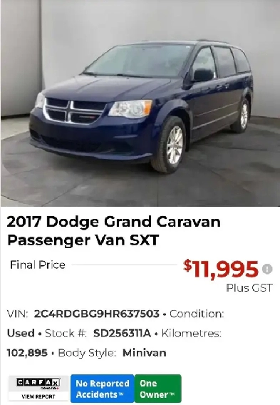 2017 Dodge Grand Caravan