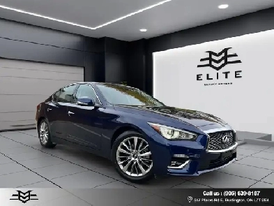 2024 Infiniti Q50 LUXE AWD - One Owner - Navigation System !!