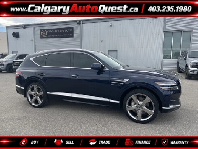 2021 Genesis GV80 3.5T Prestige AWD/3RD-ROW/NAVI/CAM/LEATHER/ANO