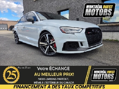 2018 Audi RS 3 AWD / 2.5T / Bang & Olufsen / Diamond Interior Mi
