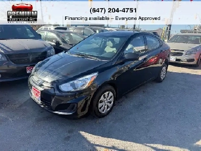 2016 Hyundai Accent  3 YEAR WARRANTY INCLUDED