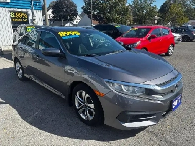 2017 Honda Civic LX, Bluetooth, Back-Up-Camera, Heated Seats