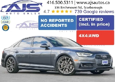 2018 AUDI A4 2.0T QUATTRO PRESTIGE