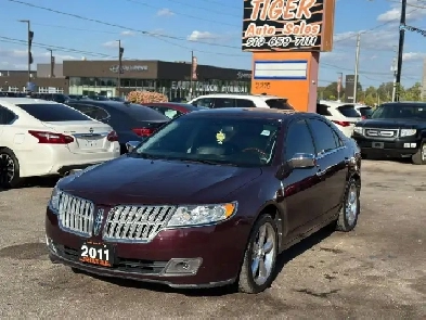 2011 Lincoln MKZ LEATHER, LOADED, WHEELS, ONLY 182KMS, CERTIFIED