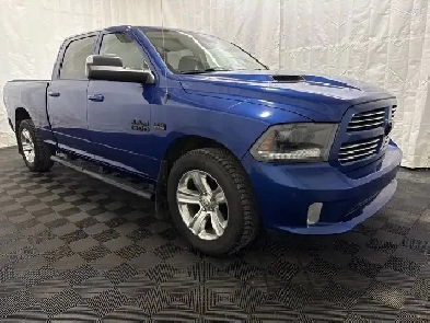 2015 Ram 1500 SPORT PREMIUM LEATHER SPORT HOOD REM START