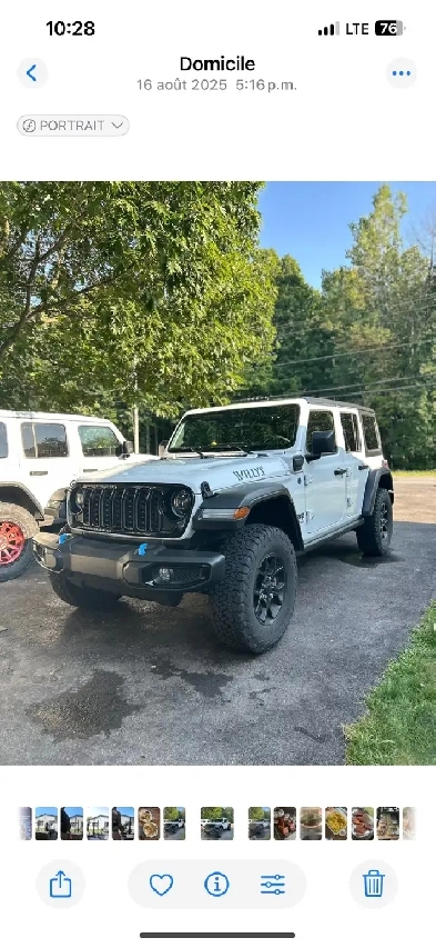 Transfert de bail de location Jeep Wrangler
