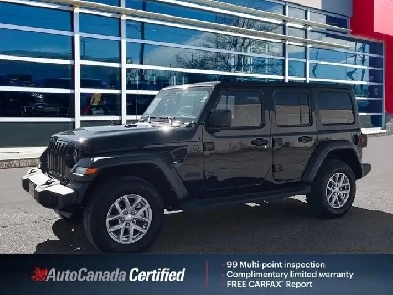 2023 Jeep Wrangler Sport S | One Owner | Clean CarFax Report