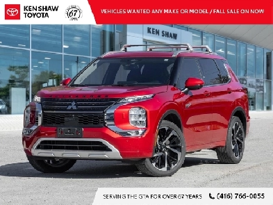 2024 Mitsubishi Outlander Plug-In Hybrid GT NAVIGATION / LEAH...