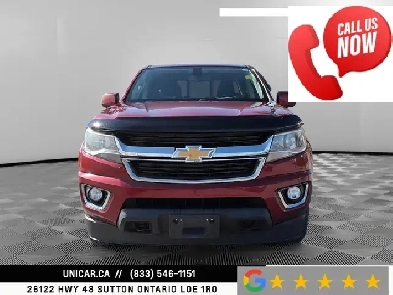 2017 Chevrolet Colorado LT/ 3.6L V6 / 4WD / Crew Cab/ 5.2’ Box N