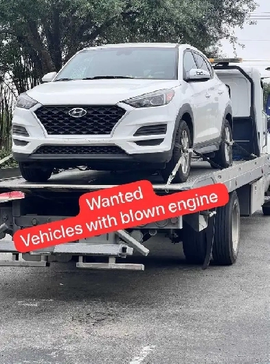 Wanted : Kia and Hyundai with blown engine