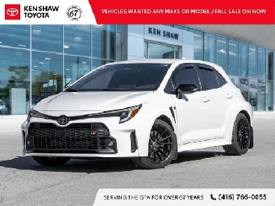 2024 Toyota GR Corolla Core LOW KM / TOYOTA CERTIFIED